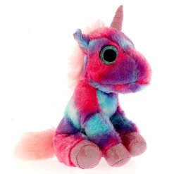 PLAY BY PLAY Primera Infancia Y Preescolar-Peluche Unicornio Multicolor Rosa 17 cm