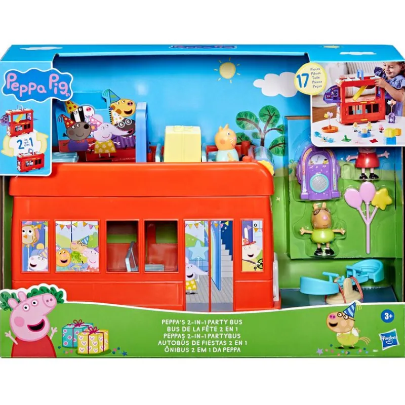 Peppa Pig Autobús de Fiestas 2 en 1*HASBRO Clearance