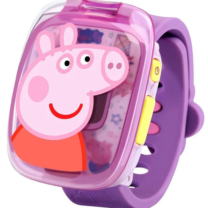 VTECH Electrónicos|Primera Infancia Y Preescolar-Peppa Pig Reloj Morado