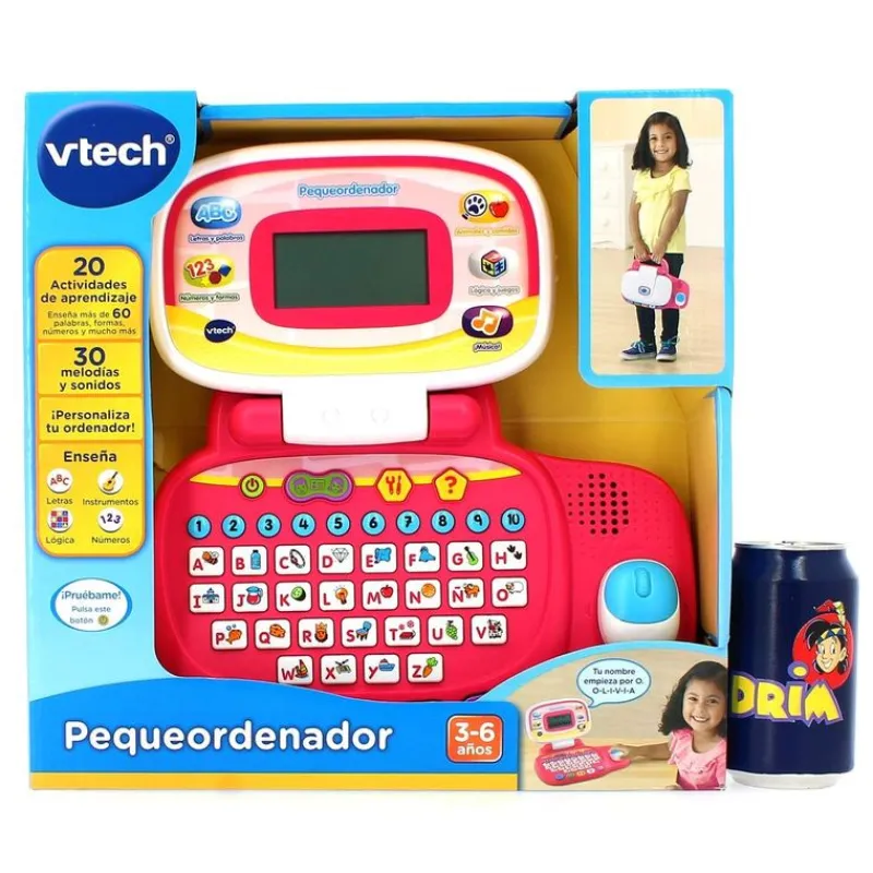 VTECH Electrónicos-Pequeordenador Rosa