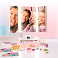 NICE Juegos Y Juguetes De Imitación-Pink It Espejo Studio Maquillaje Smart