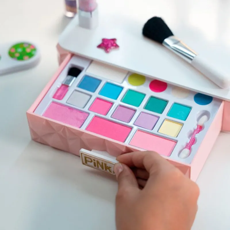 NICE Juegos Y Juguetes De Imitación-Pink It Espejo Studio Maquillaje Smart