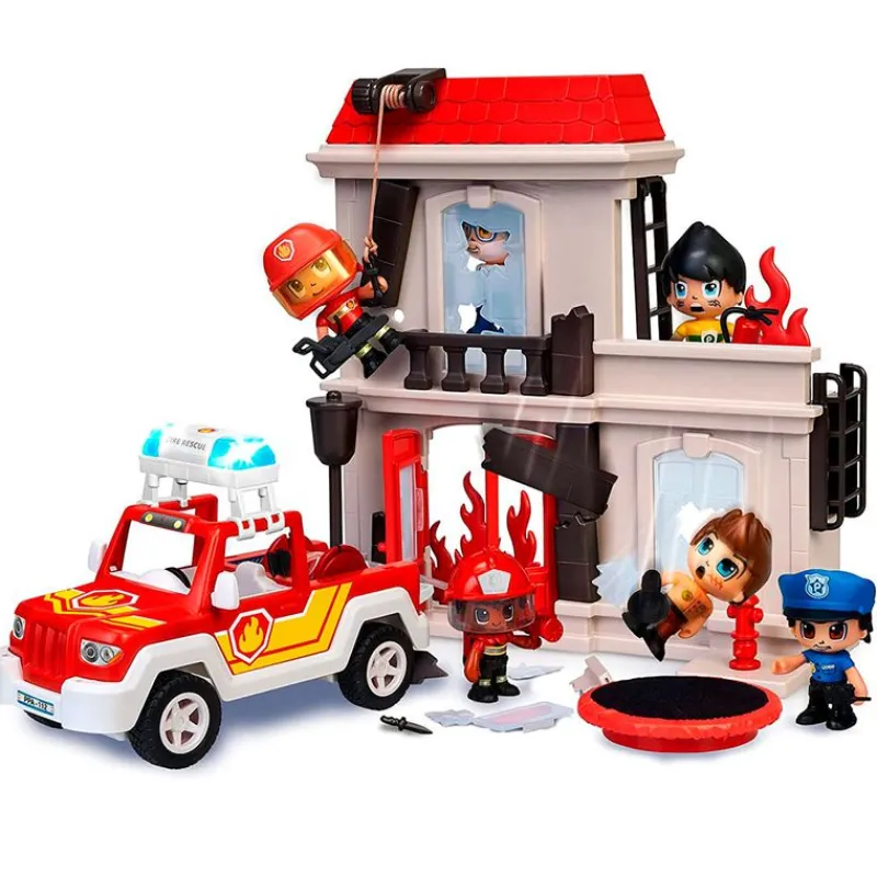 FAMOSA Figuras Y Figuras De Acción-Pinypon Action Explosión en la Mansión