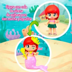FAMOSA Muñecas-Pinypon Casa del Mar Sirenita