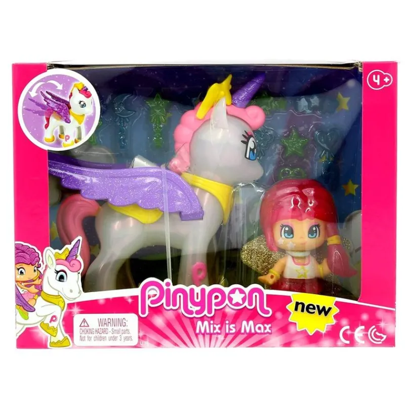 FAMOSA Muñecas-Pinypon y su Unicornio Volador