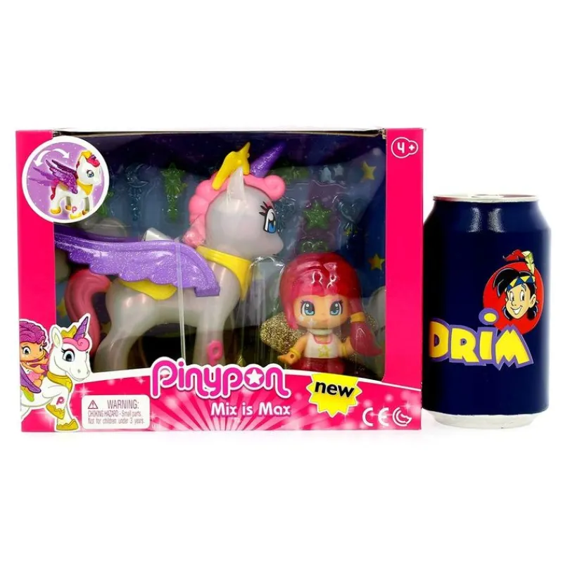 FAMOSA Muñecas-Pinypon y su Unicornio Volador