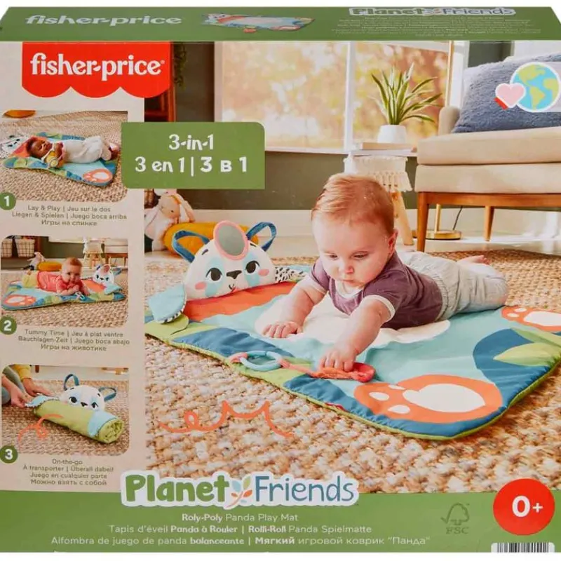 Planet Friends Alfombra Panda 3 en 1 Actividades*FISHER PRICE Sale