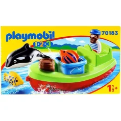 1.2.3 Pescador con Bote*PLAYMOBIL Outlet