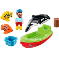 1.2.3 Pescador con Bote*PLAYMOBIL Outlet
