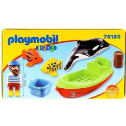 1.2.3 Pescador con Bote*PLAYMOBIL Outlet