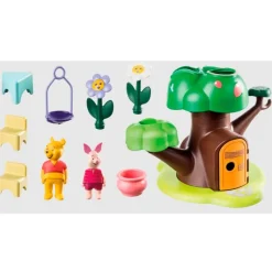 PLAYMOBIL Playmobil-1.2.3 Winnie the Pooh Casa Árbol