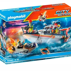 City Action Barco Rescate Incendios*PLAYMOBIL Discount