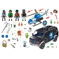 City Action Helicóptero Vehículo Huido*PLAYMOBIL Outlet