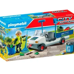 City Action Limpieza con Coche Eléctrico*PLAYMOBIL Outlet