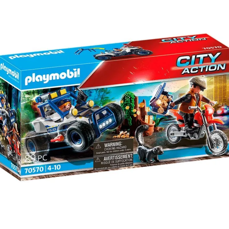 City Action Policía Persecución Tesoro*PLAYMOBIL Hot