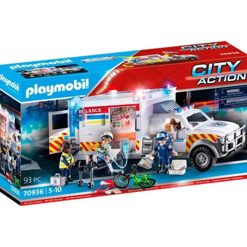 City Action Vehículo US Ambulancia*PLAYMOBIL Discount