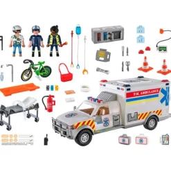 City Action Vehículo US Ambulancia*PLAYMOBIL Discount