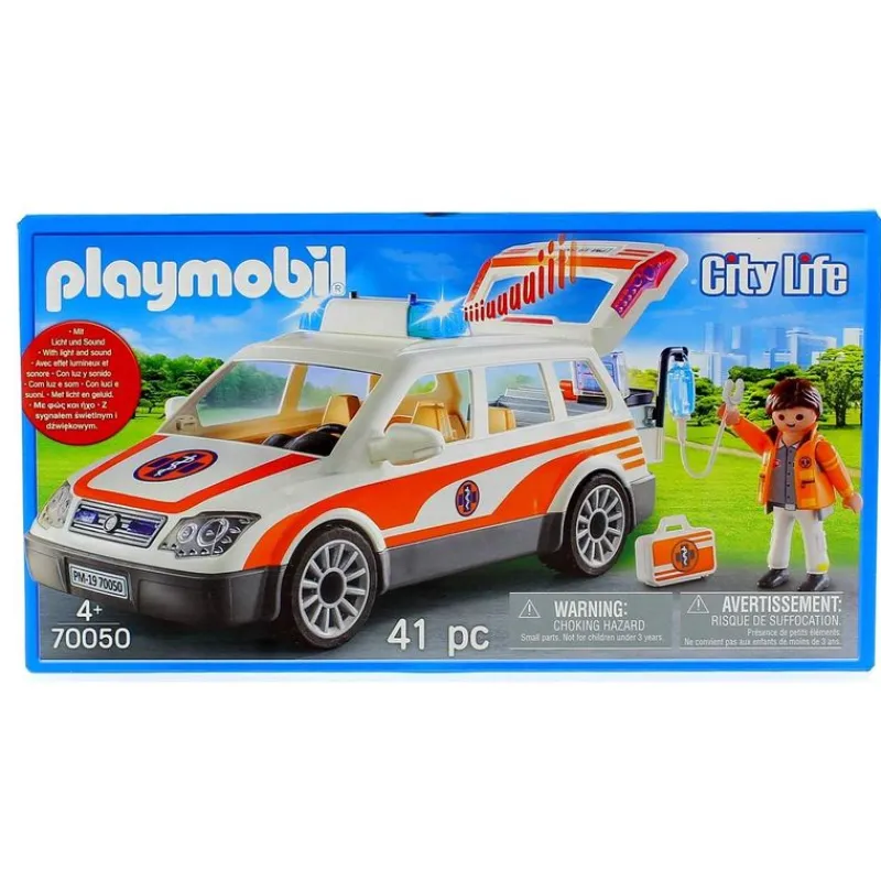 City Life Coche de Emergencias Sirena*PLAYMOBIL New