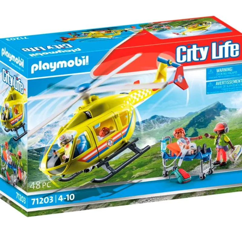 City Life Helicóptero de Rescate*PLAYMOBIL Hot