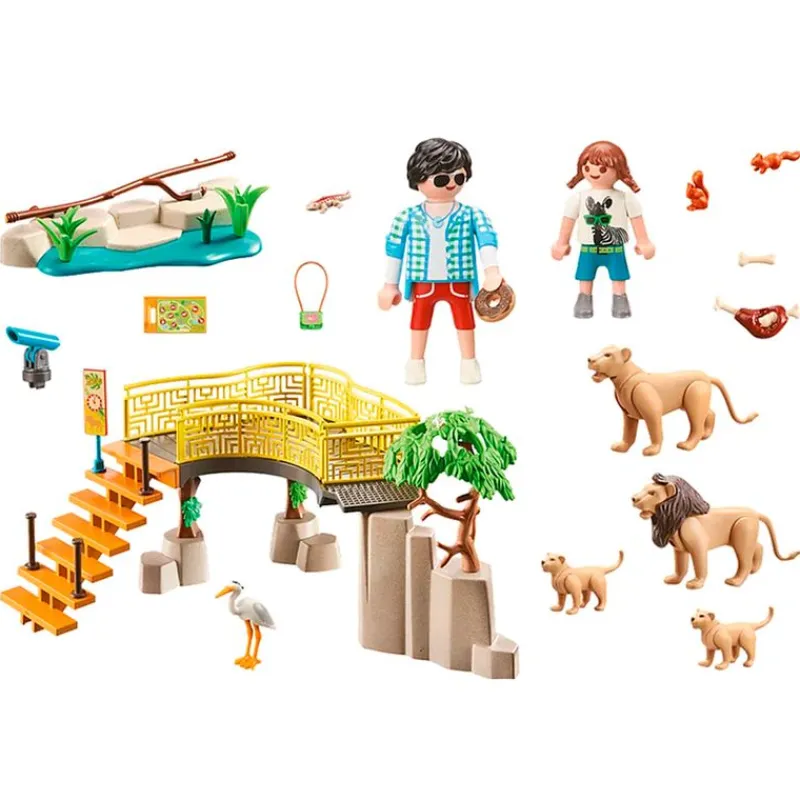 City Life Leones con Recinto Exterior*PLAYMOBIL Sale