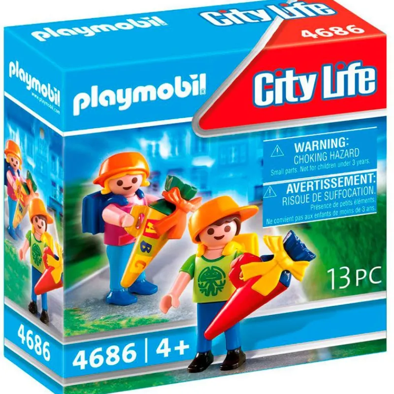 City Life Niños Escolares*PLAYMOBIL Discount