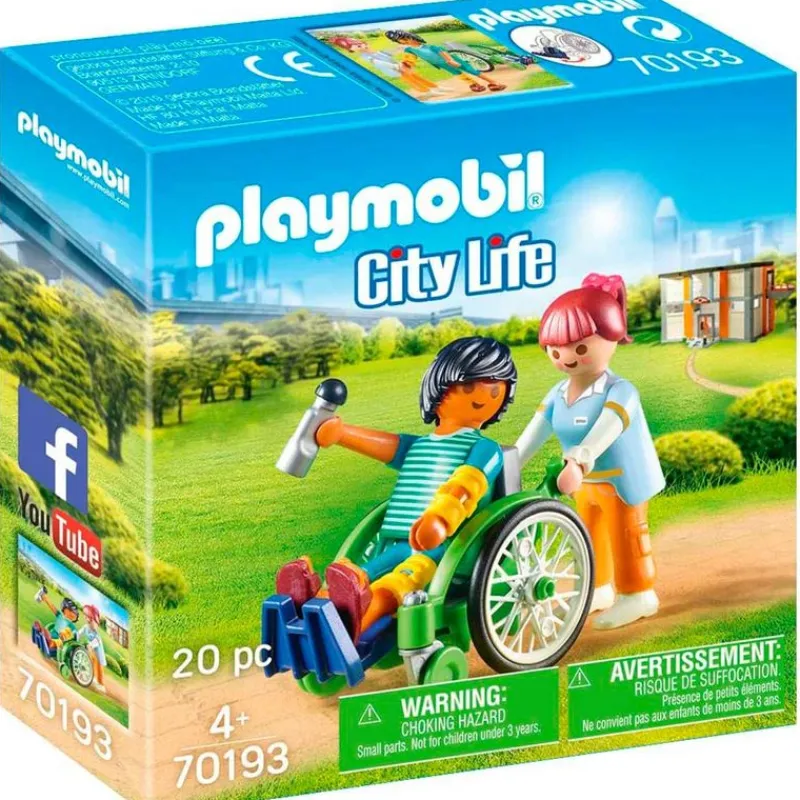 City Life Paciente en Silla de Ruedas*PLAYMOBIL