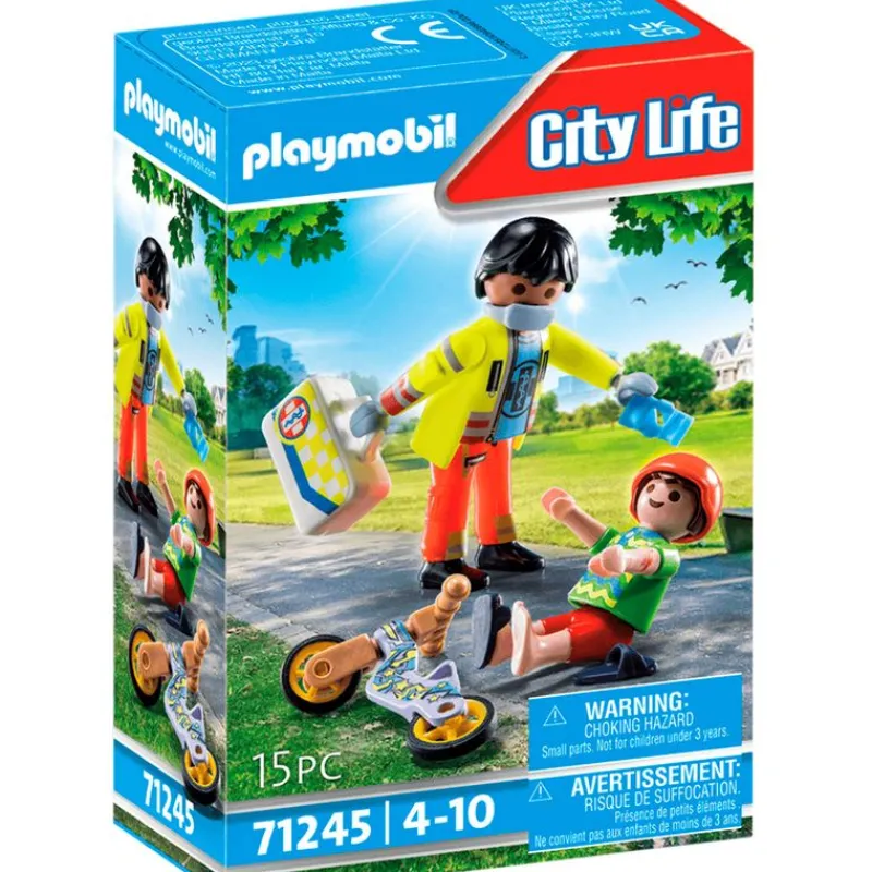 City Life Paramédico con Paciente*PLAYMOBIL Outlet