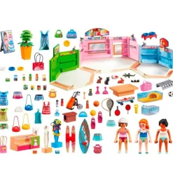 City Life Paseo Comercial con 3 Tiendas*PLAYMOBIL Discount