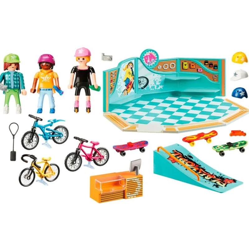 City Life Tienda de Bicicletas y Skate*PLAYMOBIL New