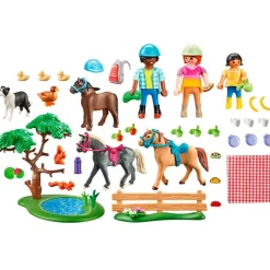 Country Excursión de Pícnic con Caballos*PLAYMOBIL