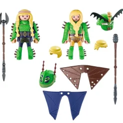 Dragons Chusco, Brusca y traje volador*PLAYMOBIL New