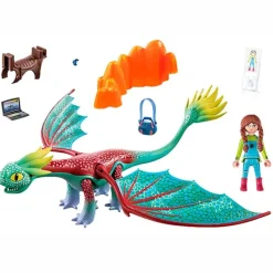 PLAYMOBIL Playmobil-Dragons Feathers & Alex