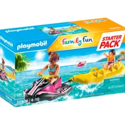PLAYMOBIL Playmobil-Family Fun Moto Agua con Bote Banana