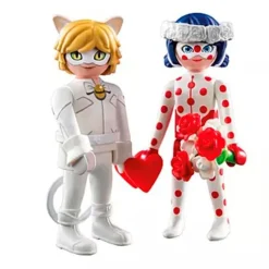 PLAYMOBIL Playmobil-Miraculous: Ladybug & Cat Noir Sueño de Boda