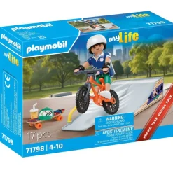 PLAYMOBIL Playmobil-My Life Skateboard con Rampa