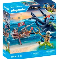 PLAYMOBIL Playmobil-Pirates Batalla con Pulpo Gigante