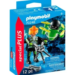 PLAYMOBIL Playmobil-Special Plus Agente con Dron