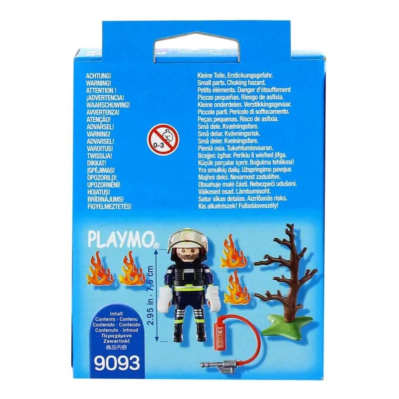 PLAYMOBIL Playmobil-Special Plus Bombero con Árbol en Llamas