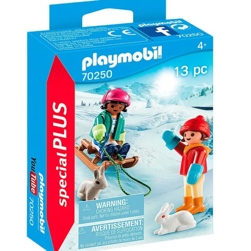 PLAYMOBIL Playmobil-Special Plus Niños con Trineo