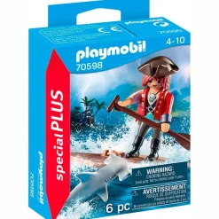 Special PLUS Pirata con Balsa y Tiburón*PLAYMOBIL