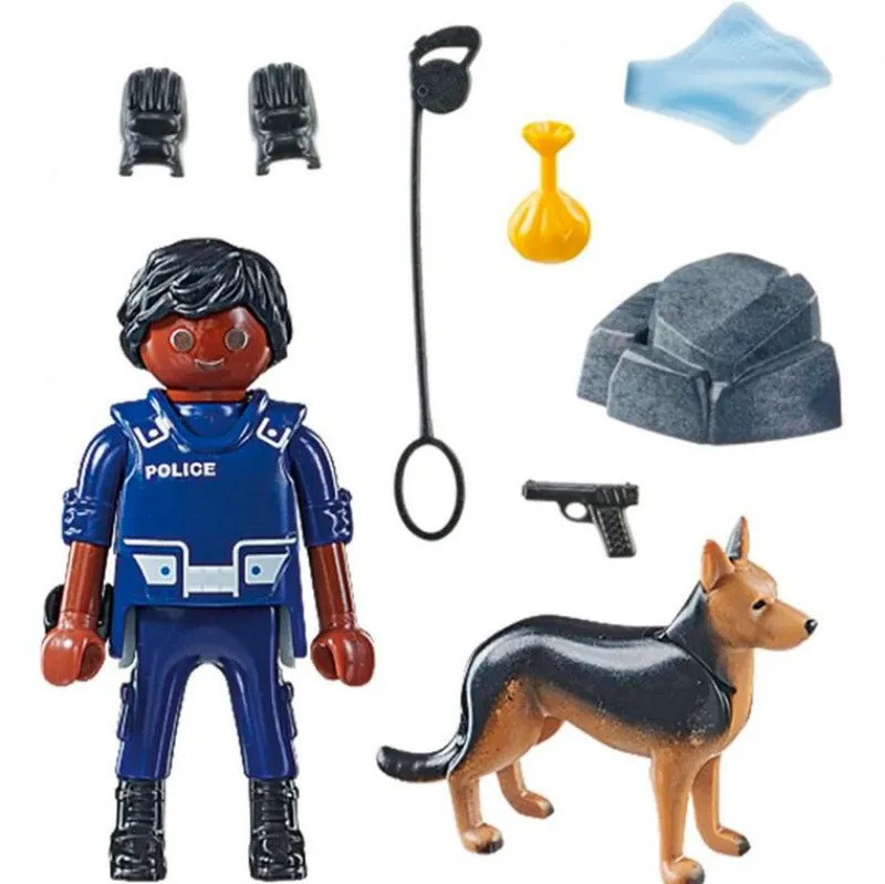 PLAYMOBIL Playmobil-Special Plus Policía con Perro