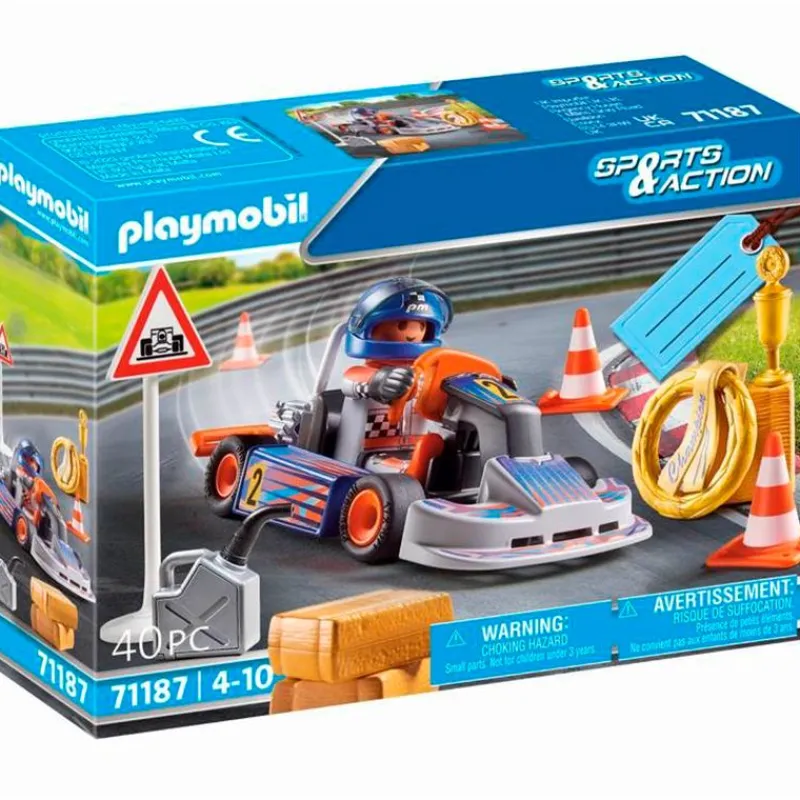 PLAYMOBIL Playmobil-Sports & Action Kart de Carreras