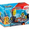 PLAYMOBIL Playmobil-Starter Pack Construcción con Grúa