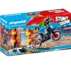 PLAYMOBIL Playmobil-Stuntshow Moto con Muro de Fuego