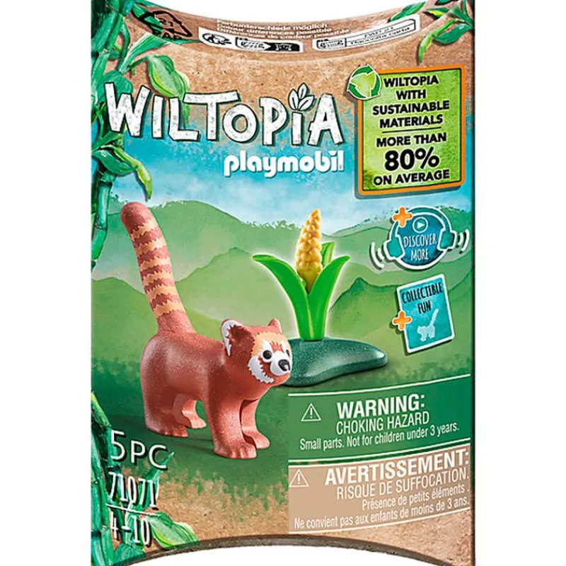 PLAYMOBIL Playmobil-Wiltopia Panda Rojo