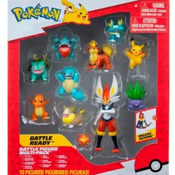 BIZAK Figuras Videojuegos|Figuras Y Figuras De Acción-Pokémon Pack 10 Figuras
