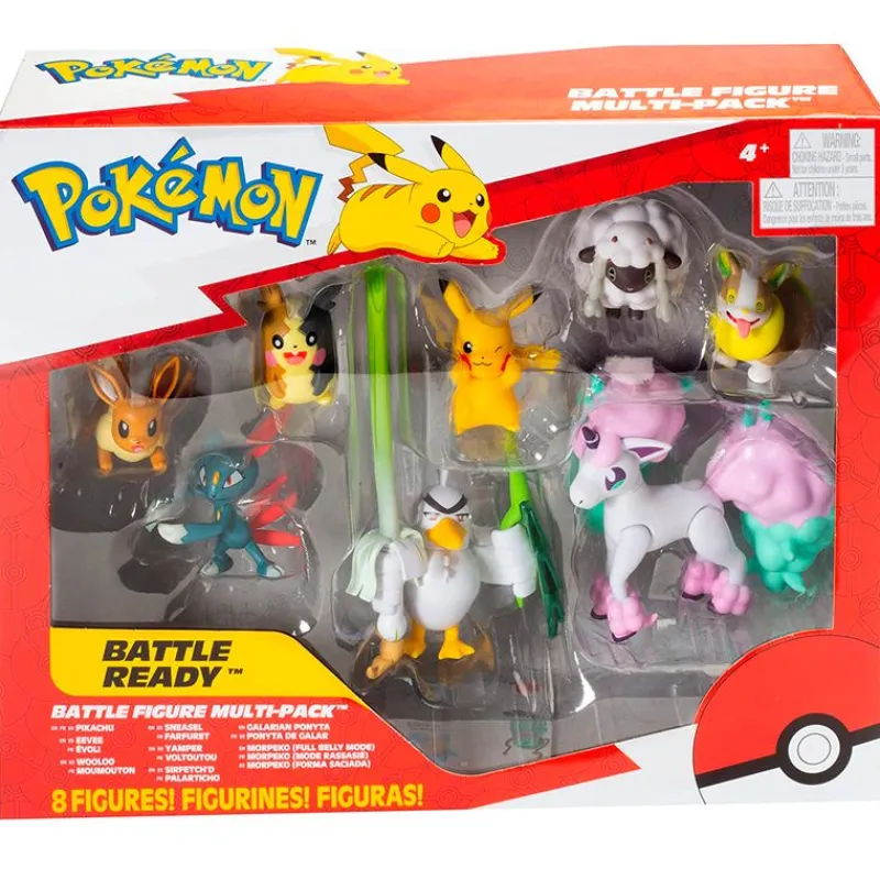 Pokémon Pack 8 Figuras Batalla Surtido*BIZAK