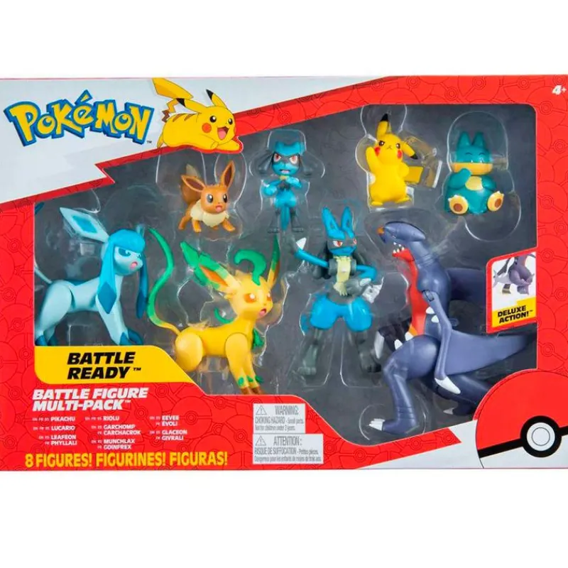 Pokémon Pack 8 Figuras Batalla Surtido*BIZAK