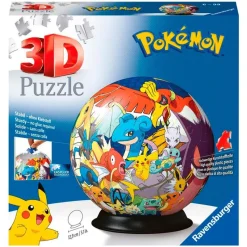 RAVENSBURGER Puzzles Y Construcciones-Pokémon Puzzle Bola 3D 72 Piezas
