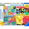 RAVENSBURGER Puzzles Y Construcciones-Pokémon Puzzle 4x100 Piezas